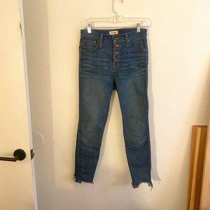 Madewell 10" High Riser Super Skinny Jeans